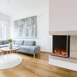 Amantii 2939-TRU-VIEW-XL Tru-View Series 3-Sided 29-Inch Indoor/Outdoor Electric Fireplace With Logs -Lennox Fires Shop 2939 xl ls h 02 20