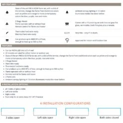 Remii BAY-SLIM Indoor/Outdoor Built-In 3-Sided Electric Fireplace With Decorative Media 13 Remii BAY-SLIM Indoor/Outdoor Built-In 3-Sided Electric Fireplace With Decorative Media -Lennox Fires Shop 30 bay slim feat a 09 21