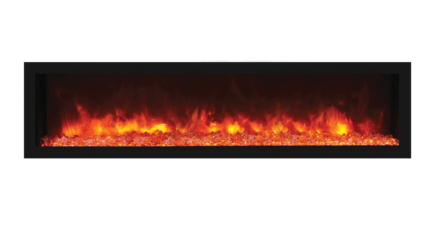 Remii 1027xx-DE Deep Indoor Built-In Electric Fireplace With Black Steel Surround 4 Remii 1027xx-DE Deep Indoor Built-In Electric Fireplace With Black Steel Surround - Image 2
