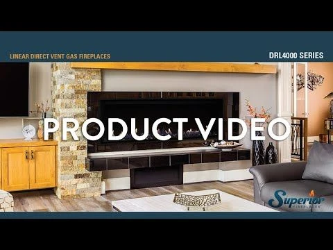 Superior DRL4000 60-Inch Electronic Ignition Direct Vent Gas Fireplace With Crushed Glass Media 7 Superior DRL4000 60-Inch Electronic Ignition Direct Vent Gas Fireplace With Crushed Glass Media - Image 5
