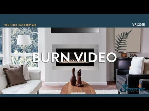 Superior VRL3045 45-Inch Electronic Ignition Vent-Free Gas Fireplace With Remote, Lights & Crushed Glass Media 8 Superior VRL3045 45-Inch Electronic Ignition Vent-Free Gas Fireplace With Remote, Lights & Crushed Glass Media - Image 6