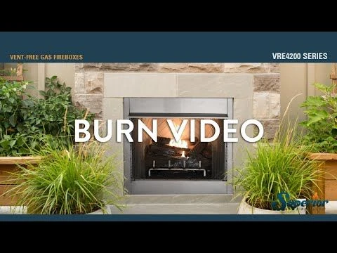 Superior 36-Inch Vent-Free Outdoor Gas Firebox With Vent-Free Gas Log Set (VRE4236) 7 Superior 36-Inch Vent-Free Outdoor Gas Firebox With Vent-Free Gas Log Set (VRE4236) - Image 5