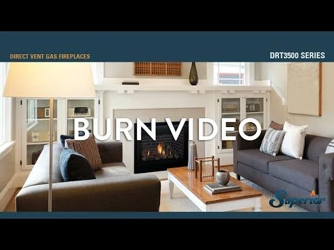 Superior DRT3540 40-Inch Electronic Ignition Direct Vent Gas Fireplace With Remote & Charred Oak Logs 7 Superior DRT3540 40-Inch Electronic Ignition Direct Vent Gas Fireplace With Remote & Charred Oak Logs - Image 5