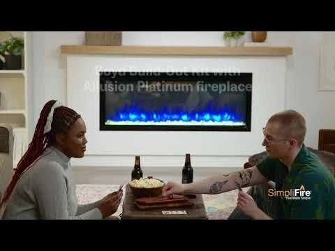 Simplifire 50-Inch Allusion Platinum Linear Electric Fireplace With Modern Farmhouse Boyd Build-Out Mantel Package 9 Simplifire 50-Inch Allusion Platinum Linear Electric Fireplace With Modern Farmhouse Boyd Build-Out Mantel Package - Image 7