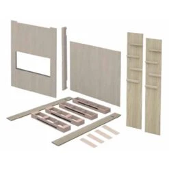 Modern Flames Spectrum 60-Inch Linear Electric Fireplace With Allwood Wall System 9 Modern Flames Spectrum 60-Inch Linear Electric Fireplace With Allwood Wall System -Lennox Fires Shop afws sps 60b c 04 22