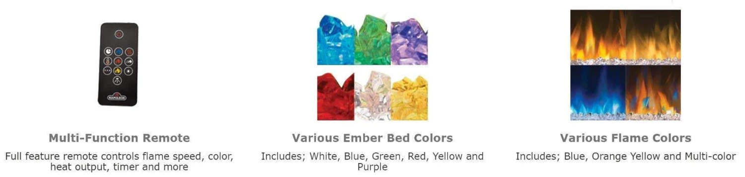 Napoleon NEFLxxCHD-1 Alluravision Deep Depth Linear Electric Fireplace 6 Napoleon NEFLxxCHD-1 Alluravision Deep Depth Linear Electric Fireplace - Image 4