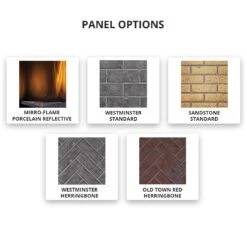 Napoleon B42TR Ascent Series Millivolt Ignition Direct Vent Gas Fireplace -Lennox Fires Shop b42 panel options 12 19