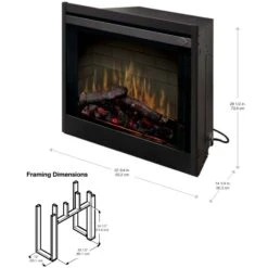 Dimplex BF33DXP Deluxe Built-In Electric Fireplace, 33-Inch 10 Dimplex BF33DXP Deluxe Built-In Electric Fireplace, 33-Inch -Lennox Fires Shop bf33dxp specs 1