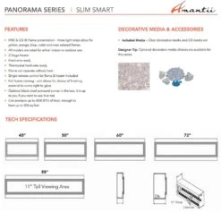 Amantii Panorama Deep Built-In Smart Electric Fireplace -Lennox Fires Shop bi deep config feat a 07 22