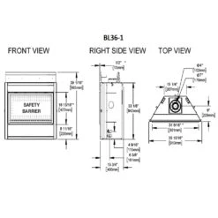 Napoleon BL36NTE-1 Ascent Linear Series Electronic Ignition Direct Vent Gas Fireplace 10 Napoleon BL36NTE-1 Ascent Linear Series Electronic Ignition Direct Vent Gas Fireplace -Lennox Fires Shop bl36 dimensions 01 22