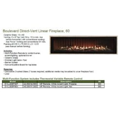 Empire White Mountain Hearth DVLL60 Boulevard Direct Vent Linear Fireplace, 60-Inches 13 Empire White Mountain Hearth DVLL60 Boulevard Direct Vent Linear Fireplace, 60-Inches -Lennox Fires Shop boulevard fireplace 60