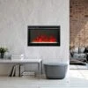 Remii CLASSIC-SLIM-26 Classic Extra Slim Smart Indoor Built-In Electric Fireplace With Black Steel Surround, 26-Inch 1 Remii CLASSIC-SLIM-26 Classic Extra Slim Smart Indoor Built-In Electric Fireplace With Black Steel Surround, 26-Inch -Lennox Fires Shop classic slim 26 a 07 22