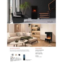 Amantii Tru-View Cube Indoor/Outdoor 3-Sided Smart Electric Fireplace 14 Amantii Tru-View Cube Indoor/Outdoor 3-Sided Smart Electric Fireplace -Lennox Fires Shop cube 2025wm config b 07 22