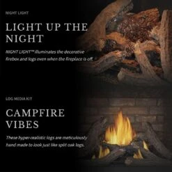 Napoleon DX42TRE Ascent Deep X Electronic Ignition Direct Vent Gas Fireplace With Blower, Remote And Log Set 18 Napoleon DX42TRE Ascent Deep X Electronic Ignition Direct Vent Gas Fireplace With Blower, Remote And Log Set -Lennox Fires Shop d42ntre nite lite media option b 01 22