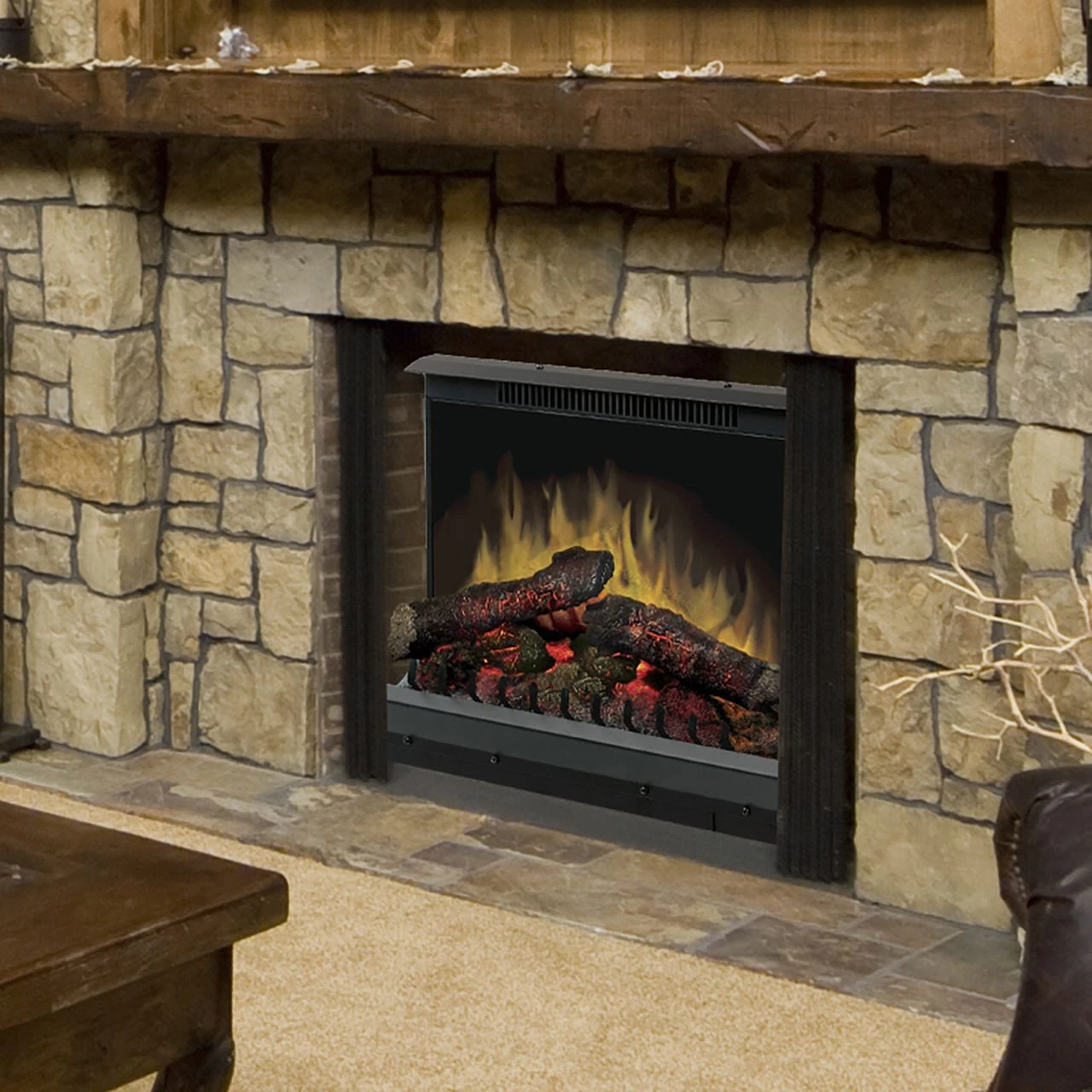 Dimplex DFI2310 Deluxe Fireplace Insert With Logs, 23-Inches 4 Dimplex DFI2310 Deluxe Fireplace Insert With Logs, 23-Inches - Image 2