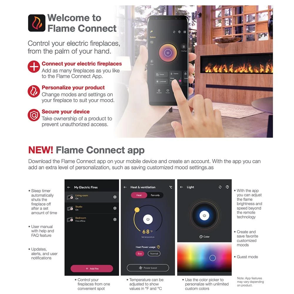 Dimplex Opti-Myst Linear Electric Fireplace, 66-Inch 9 Dimplex Opti-Myst Linear Electric Fireplace, 66-Inch - Image 7