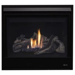 Superior DRC3045 45-Inch Electronic Ignition Direct Vent Gas Fireplace With Crushed Glass Media