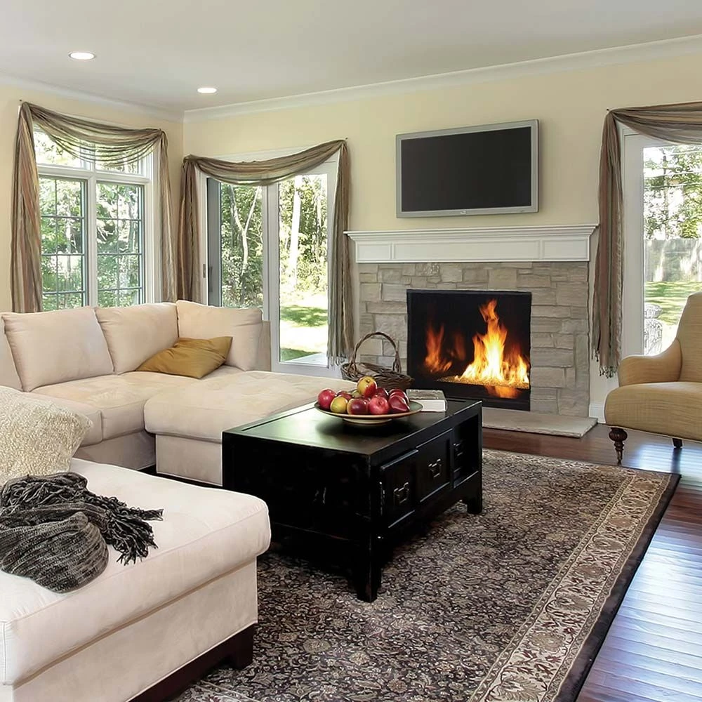 Superior DRC6345 45-Inch Electronic Ignition Direct Vent Gas Fireplace With Remote & Crushed Glass Media 4 Superior DRC6345 45-Inch Electronic Ignition Direct Vent Gas Fireplace With Remote & Crushed Glass Media - Image 2