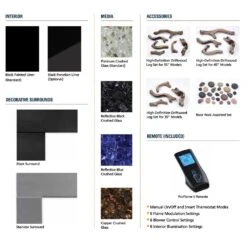 Superior DRL3545 45-Inch Electronic Ignition Direct Vent Gas Fireplace With Remote & Crushed Glass Media 12 Superior DRL3545 45-Inch Electronic Ignition Direct Vent Gas Fireplace With Remote & Crushed Glass Media -Lennox Fires Shop drl3500 access 08 20 1