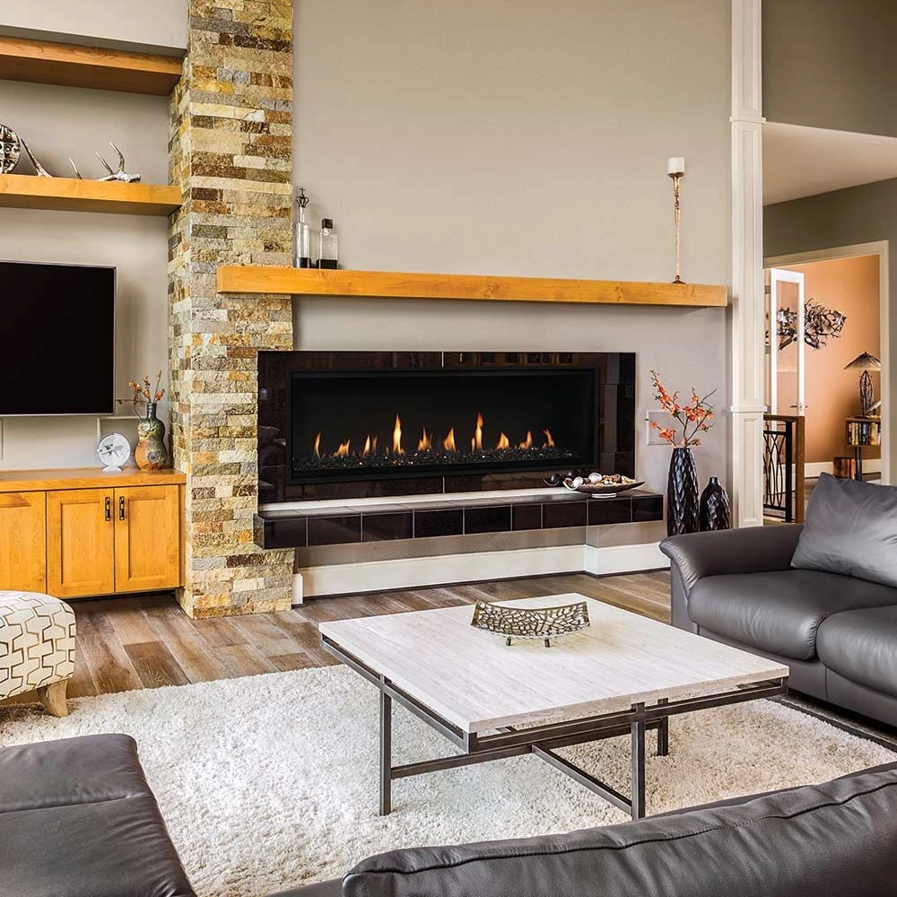 Superior DRL4072 72-Inch Electronic Ignition Direct Vent Single Sided Gas Fireplace With Crushed Glass Media 4 Superior DRL4072 72-Inch Electronic Ignition Direct Vent Single Sided Gas Fireplace With Crushed Glass Media - Image 2