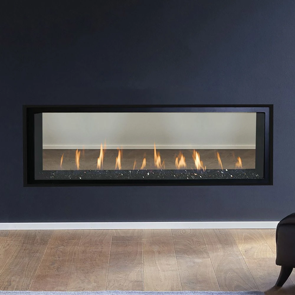 Superior 48-Inch Electronic Ignition See-Through Direct Vent Linear Gas Fireplace 4 Superior 48-Inch Electronic Ignition See-Through Direct Vent Linear Gas Fireplace - Image 2