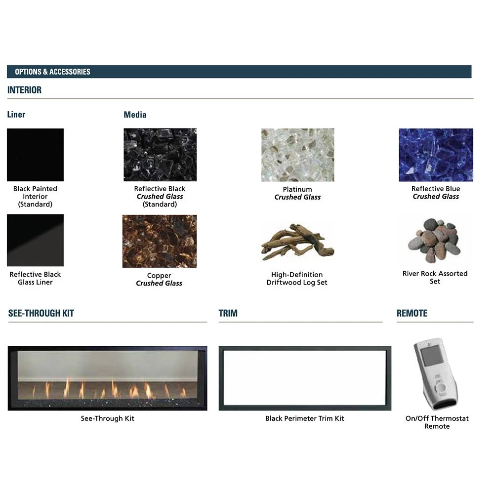 Superior 48-Inch Electronic Ignition See-Through Direct Vent Linear Gas Fireplace 5 Superior 48-Inch Electronic Ignition See-Through Direct Vent Linear Gas Fireplace - Image 3