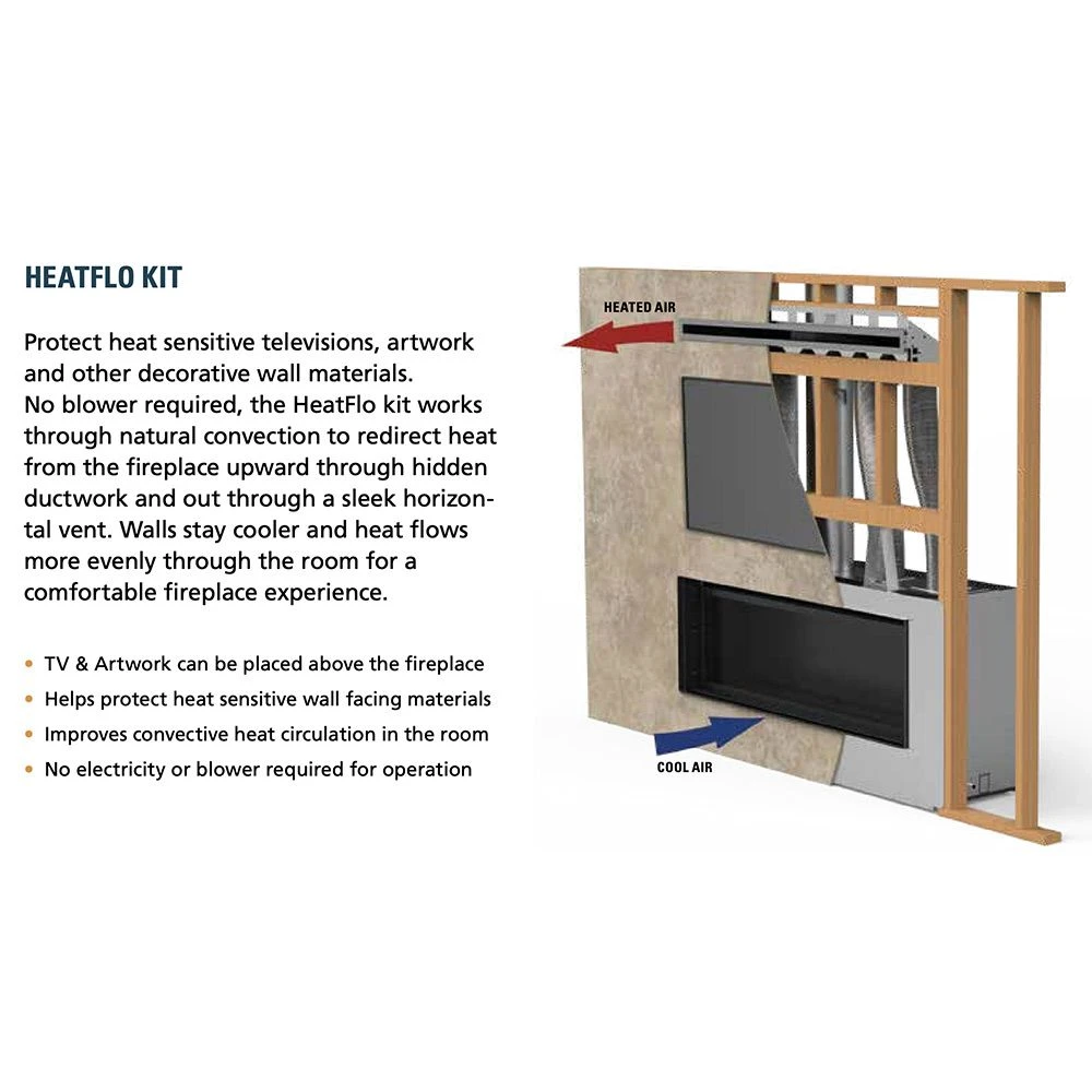 Superior DRL4072 72-Inch Electronic Ignition Direct Vent Single Sided Gas Fireplace With Crushed Glass Media 6 Superior DRL4072 72-Inch Electronic Ignition Direct Vent Single Sided Gas Fireplace With Crushed Glass Media - Image 4