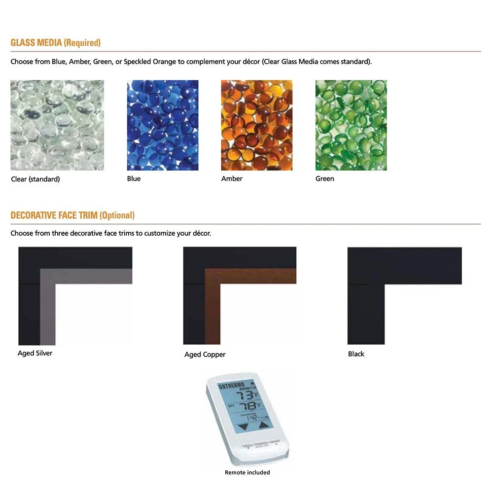 Superior DRL4543 43-Inch Electronic Ignition Direct Vent Gas Fireplace With Remote & Smooth Glass Media 6 Superior DRL4543 43-Inch Electronic Ignition Direct Vent Gas Fireplace With Remote & Smooth Glass Media - Image 4