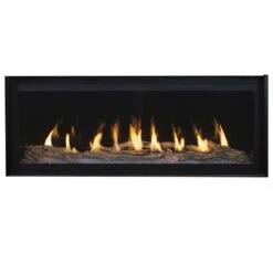 Superior 48-Inch Electronic Ignition Direct Vent Linear Gas Fireplace With Lights And Remote