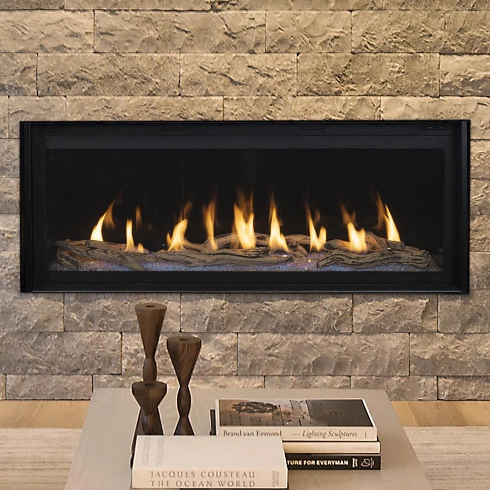 Superior 48-Inch Electronic Ignition Direct Vent Linear Gas Fireplace With Lights And Remote 4 Superior 48-Inch Electronic Ignition Direct Vent Linear Gas Fireplace With Lights And Remote - Image 2