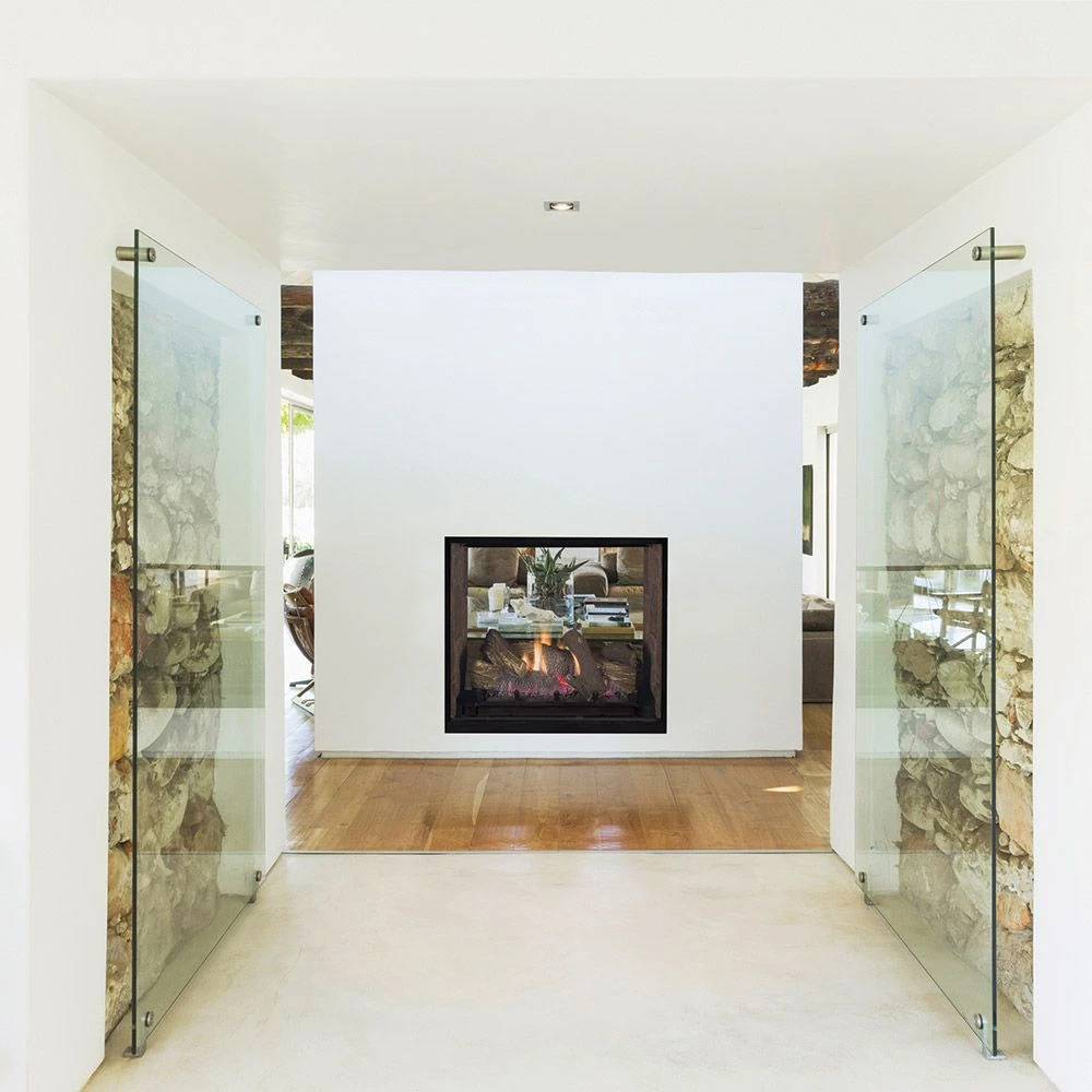 Superior DRT63ST-B 40-Inch Electronic Ignition Direct Vent See-Through Gas Fireplace With Remote & Oak Logs 4 Superior DRT63ST-B 40-Inch Electronic Ignition Direct Vent See-Through Gas Fireplace With Remote & Oak Logs - Image 2