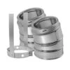 DuraVent 5DT-E30KSS DuraTech 5-Inch Diameter 30 Degree Stainless Steel Elbow Kit 1 DuraVent 5DT-E30KSS DuraTech 5-Inch Diameter 30 Degree Stainless Steel Elbow Kit -Lennox Fires Shop dt elbowkit 1