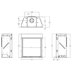 Empire White Mountain Hearth DVCC32BP Tahoe Clean-Face Direct Vent Contemporary Premium Gas Fireplace, 32-Inches 13 Empire White Mountain Hearth DVCC32BP Tahoe Clean-Face Direct Vent Contemporary Premium Gas Fireplace, 32-Inches -Lennox Fires Shop dvcc32bp dimensions