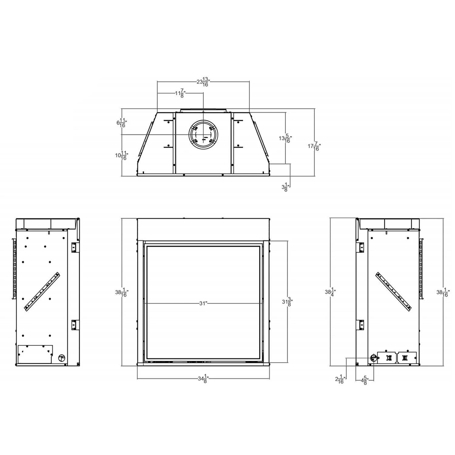 Empire White Mountain Hearth DVCP32BP Tahoe Clean-Face Direct Vent Premium Gas Fireplace, 32-Inches 8 Empire White Mountain Hearth DVCP32BP Tahoe Clean-Face Direct Vent Premium Gas Fireplace, 32-Inches - Image 6
