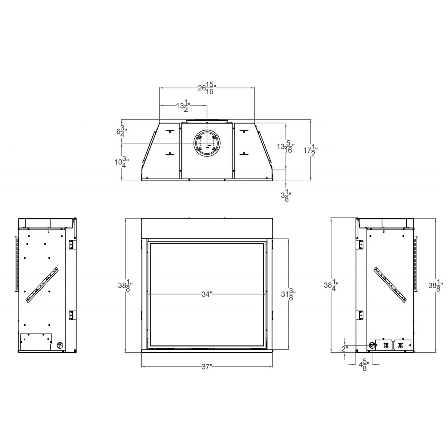 Empire White Mountain Hearth DVCP36BP Tahoe Clean-Face Direct Vent Premium Gas Fireplace, 36-Inches 8 Empire White Mountain Hearth DVCP36BP Tahoe Clean-Face Direct Vent Premium Gas Fireplace, 36-Inches - Image 6