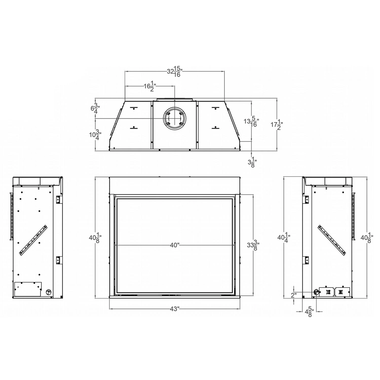 Empire White Mountain Hearth DVCP42BP Tahoe Clean-Face Direct Vent Premium Gas Fireplace, 42-Inches 8 Empire White Mountain Hearth DVCP42BP Tahoe Clean-Face Direct Vent Premium Gas Fireplace, 42-Inches - Image 6