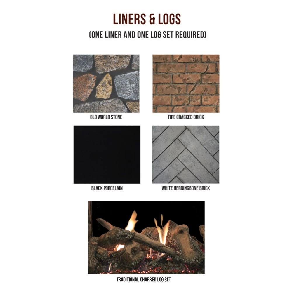 Empire White Mountain Hearth DVCT40CSP-OUT Rushmore Clean-Face Direct Vent Double Sided Indoor/Outdoor Fireplace With Log Set, 40-Inches 4 Empire White Mountain Hearth DVCT40CSP-OUT Rushmore Clean-Face Direct Vent Double Sided Indoor/Outdoor Fireplace With Log Set, 40-Inches - Image 2