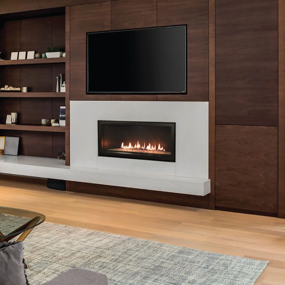 Empire White Mountain Hearth DVLL36BP92 Boulevard 36-Inch Direct Vent Linear Gas Fireplace With Matte Black Liner, Crushed Glass, Multi-Function Remote 3 Empire White Mountain Hearth DVLL36BP92 Boulevard 36-Inch Direct Vent Linear Gas Fireplace With Matte Black Liner, Crushed Glass, Multi-Function Remote