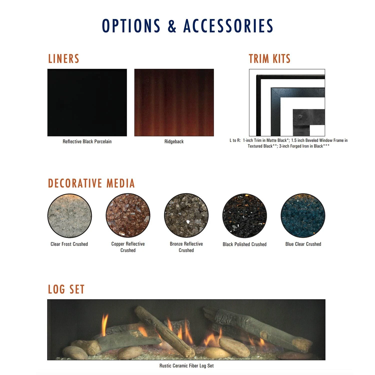 Empire White Mountain Hearth DVLL36BP92 Boulevard 36-Inch Direct Vent Linear Gas Fireplace With Matte Black Liner, Crushed Glass, Multi-Function Remote 5 Empire White Mountain Hearth DVLL36BP92 Boulevard 36-Inch Direct Vent Linear Gas Fireplace With Matte Black Liner, Crushed Glass, Multi-Function Remote - Image 3