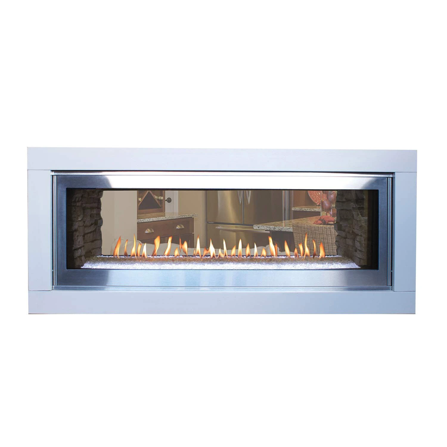 Empire White Mountain Hearth DVLL48SP-OUT Boulevard Direct Vent Double Sided Indoor/Outdoor Linear Fireplace, 48-Inches 3 Empire White Mountain Hearth DVLL48SP-OUT Boulevard Direct Vent Double Sided Indoor/Outdoor Linear Fireplace, 48-Inches