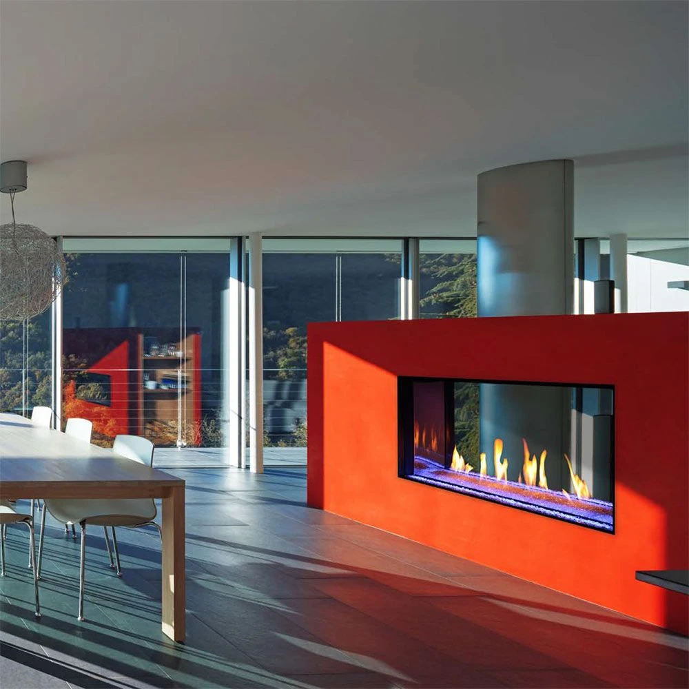 Empire White Mountain Hearth Plaza 75-Inch Direct Vent See-Through Contemporary Gas Fireplace 5 Empire White Mountain Hearth Plaza 75-Inch Direct Vent See-Through Contemporary Gas Fireplace - Image 3