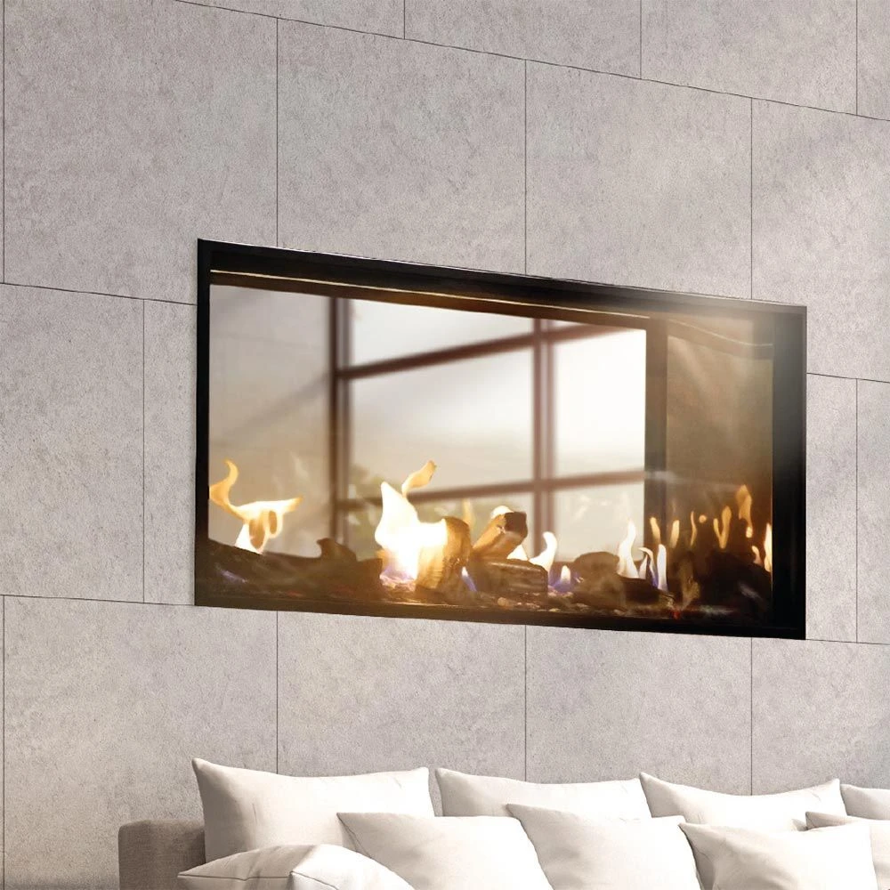 Empire White Mountain Hearth Plaza 75-Inch Direct Vent See-Through Contemporary Gas Fireplace 6 Empire White Mountain Hearth Plaza 75-Inch Direct Vent See-Through Contemporary Gas Fireplace - Image 4