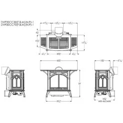 Empire White Mountain Hearth DVP20CC Direct-Vent Cast Iron Stove With Slope Glaze Burner, 20-Inches 17 Empire White Mountain Hearth DVP20CC Direct-Vent Cast Iron Stove With Slope Glaze Burner, 20-Inches -Lennox Fires Shop dvp20cc specs