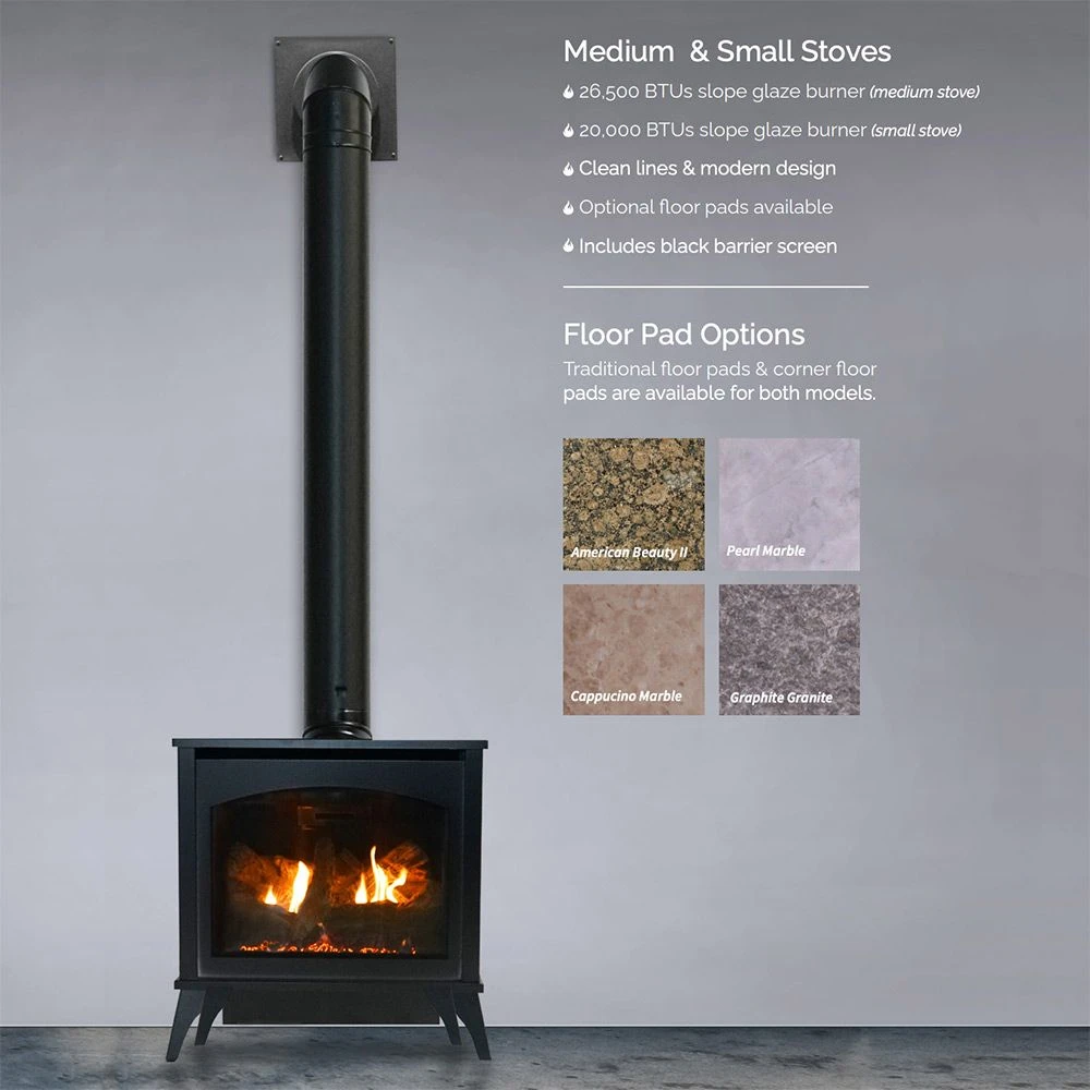 Empire White Mountain Hearth DVP30MS Direct Vent 30-Inch Steel Stove With Log Set 6 Empire White Mountain Hearth DVP30MS Direct Vent 30-Inch Steel Stove With Log Set - Image 4