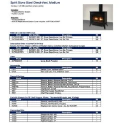 Empire White Mountain Hearth DVP30MS Direct Vent 30-Inch Steel Stove With Log Set 13 Empire White Mountain Hearth DVP30MS Direct Vent 30-Inch Steel Stove With Log Set -Lennox Fires Shop dvp30ms specs b 10 21