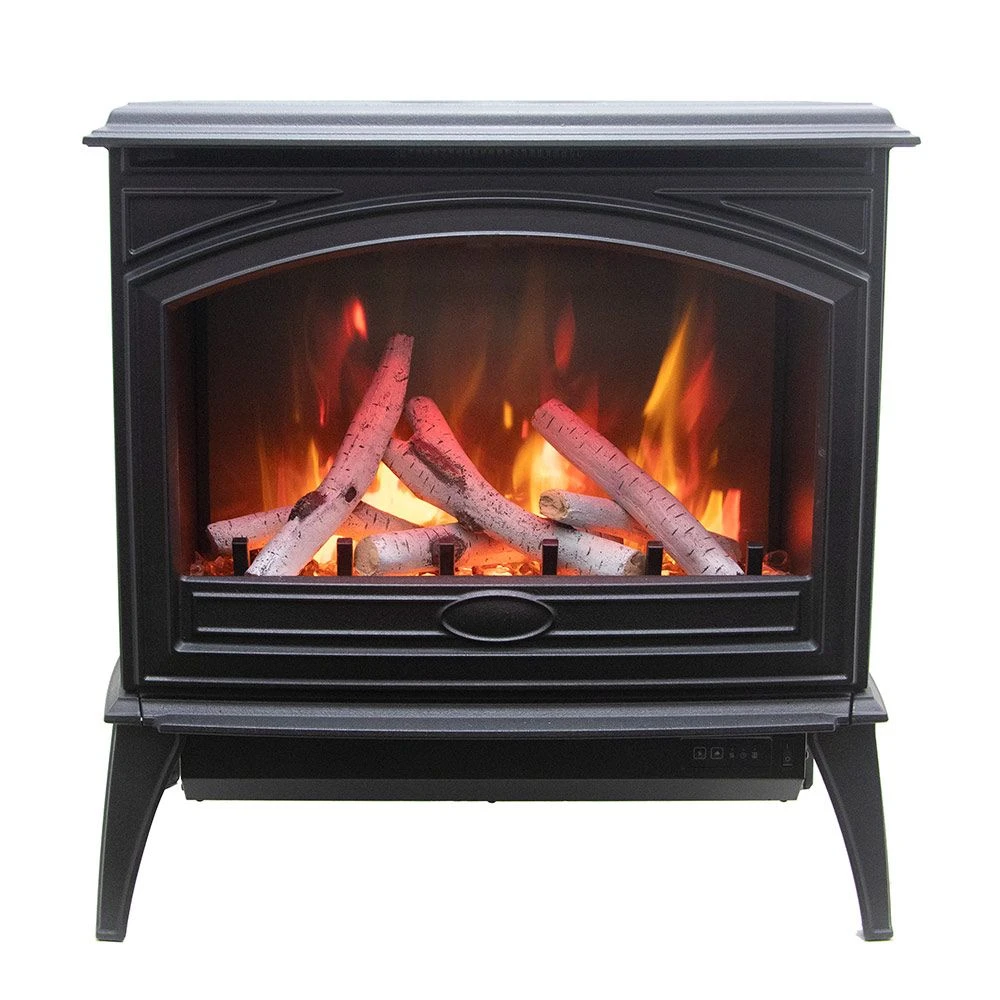 Sierra Flame By Amantii E70-NA Freestand Series Cast Iron 70-Inch Electric Fireplace With Logs 3 Sierra Flame By Amantii E70-NA Freestand Series Cast Iron 70-Inch Electric Fireplace With Logs