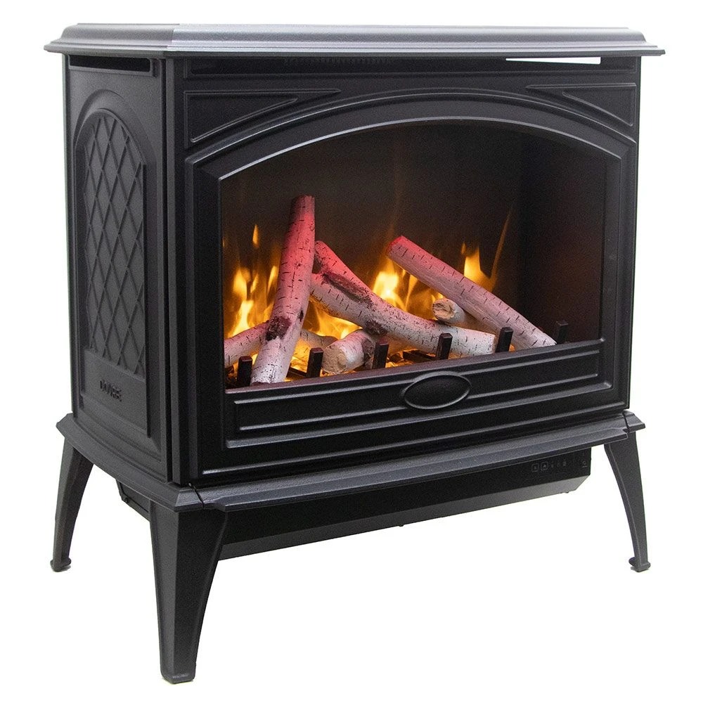 Sierra Flame By Amantii E70-NA Freestand Series Cast Iron 70-Inch Electric Fireplace With Logs 4 Sierra Flame By Amantii E70-NA Freestand Series Cast Iron 70-Inch Electric Fireplace With Logs - Image 2