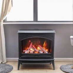 Sierra Flame By Amantii E70-NA Freestand Series Cast Iron 70-Inch Electric Fireplace With Logs 12 Sierra Flame By Amantii E70-NA Freestand Series Cast Iron 70-Inch Electric Fireplace With Logs -Lennox Fires Shop e70 na e 07 23