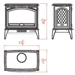 Sierra Flame By Amantii E70-NA Freestand Series Cast Iron 70-Inch Electric Fireplace With Logs 13 Sierra Flame By Amantii E70-NA Freestand Series Cast Iron 70-Inch Electric Fireplace With Logs -Lennox Fires Shop e70 specs 04 20