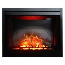 Empire White Mountain Hearth EF39 Nexfire 39-Inch Traditional Electric Fireplace With Inner Glow Log Set And Brick Liner